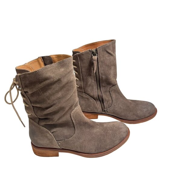 Sofft Women's Sharnell Low Waterproof Boot Taupe Suede size 6.5 NEW - Picture 3 of 6